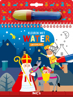 Kleuren met water: Sinterklaas