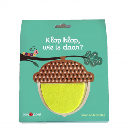 Klop klop, wie is daar? (stoffen boekje)