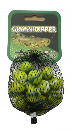 Knikkers grasshopper 20+1