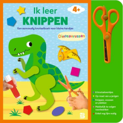 Knutselboek met schaartje: Dinosaurussen