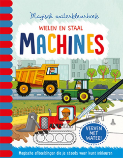 Magisch waterkleurboek - Machines