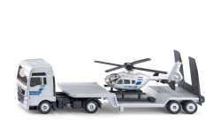 MAN Truck met politiehelicopter (DE)