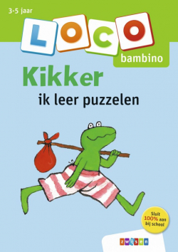 Oefenboekje Loco Bambino - Kikker ik leer puzzelen