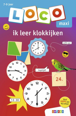 Oefenboekje Loco Maxi - Ik leer klokkijken