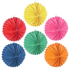 Papieren ballonlampion (6 kleuren/22 cm)

