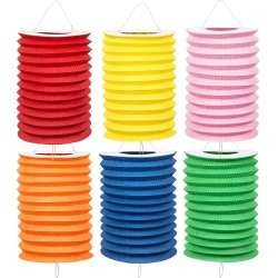 Papieren treklampion (6 kleuren/13 cm)

