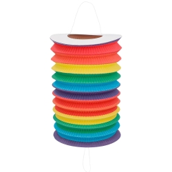 Papieren treklampion Rainbow (16 cm)