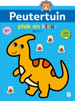 Peutertuin plak en kleur - Dino's (3+)



