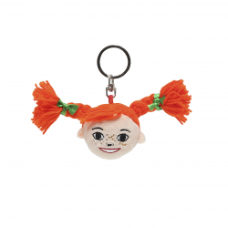 Pippi Langkous - Sleutelhanger Pippi hoofd