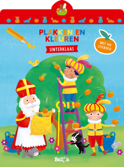 Plakken en kleuren - Sinterklaas