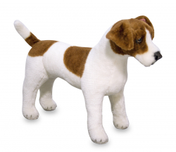 Pluchen hond Jack Russell Terrier (48x35,5x20cm)