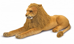 Pluchen leeuw (190,5x48x35,5cm)