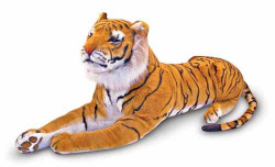 Pluchen tijger (170x51x35,5cm)