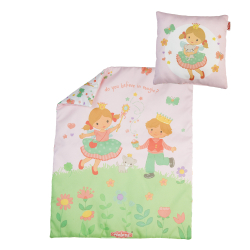 Poppendekbed met kussen Prinses Emily