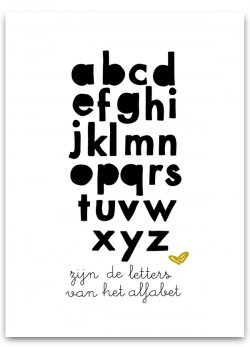 Poster A3 - Alfabet