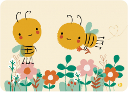 Postkaart Save the bees