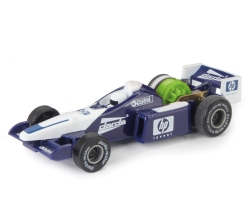 Racewagen Formule-1 (blauw)