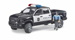 RAM 2500 politietruck met speelfiguur