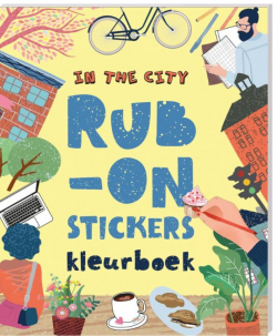 Rub-on-Stickers kleurboek - In the city