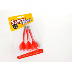 Safety darts rood (3 st.)