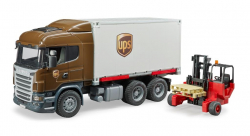 Scania R-Serie UPS vrachtwagen + vorklift