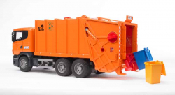 Scania R vuilnisauto oranje