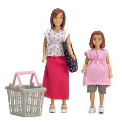 Set - Poppenset met winkelmand