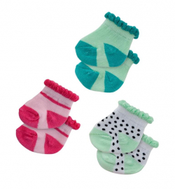 Set sokken stippen/roze/mint (28-35cm)