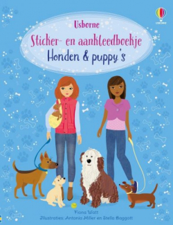 Sticker- en aankleedboek - Honden & puppy's