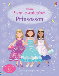 Sticker- en aankleedboek - Prinsessen