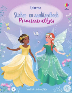 Sticker- en aankleedboek - Prinsessenelfjes