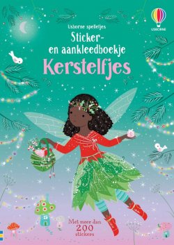 Sticker- en aankleedboekje - Kerstelfjes