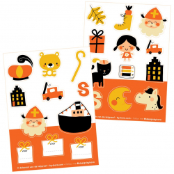 Stickers Sinterklaas