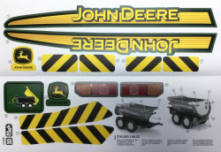 Stickervel Halfpipe John Deere
