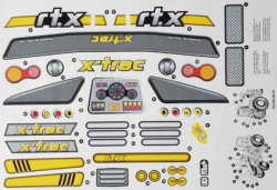 Stickervel X-Trac