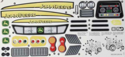 Stickervel X-trac John Deere