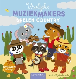 Vrolijke muziekmakers spelen country - Geluidenboekje