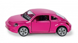 VW The Beetle (roze met stickers)