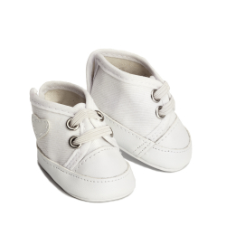 Witte sneakers voor pop (34-36cm)