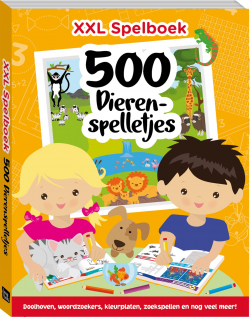 XXL spelboek - 500 Dierenspelletjes