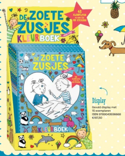 Zoete Zusjes kleurboek (display, 15 ex.)