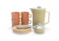 BIOplastic koffieset (17-delig)