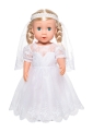 Bruidsjurk 'Sissi' met sluier (28-35cm) G