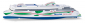 Cruiseschip Tallink Megastar (1:1000)