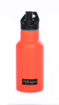 Eco-friendly RVS isoleerfles - neon oranje