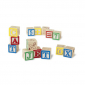Houten ABC-blokken (50 stuks in set)