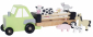 Houten dierentransporter