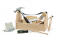 Houten gereedschapskist met inhoud