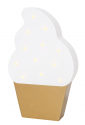 Houten ledlamp (ijsje)