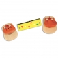 Houten mondharmonica + castagnetten (kist)